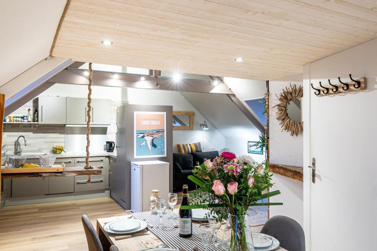 Apartmán Le Petit Melorien Saint-Méloir-des-Ondes Exteriér fotografie