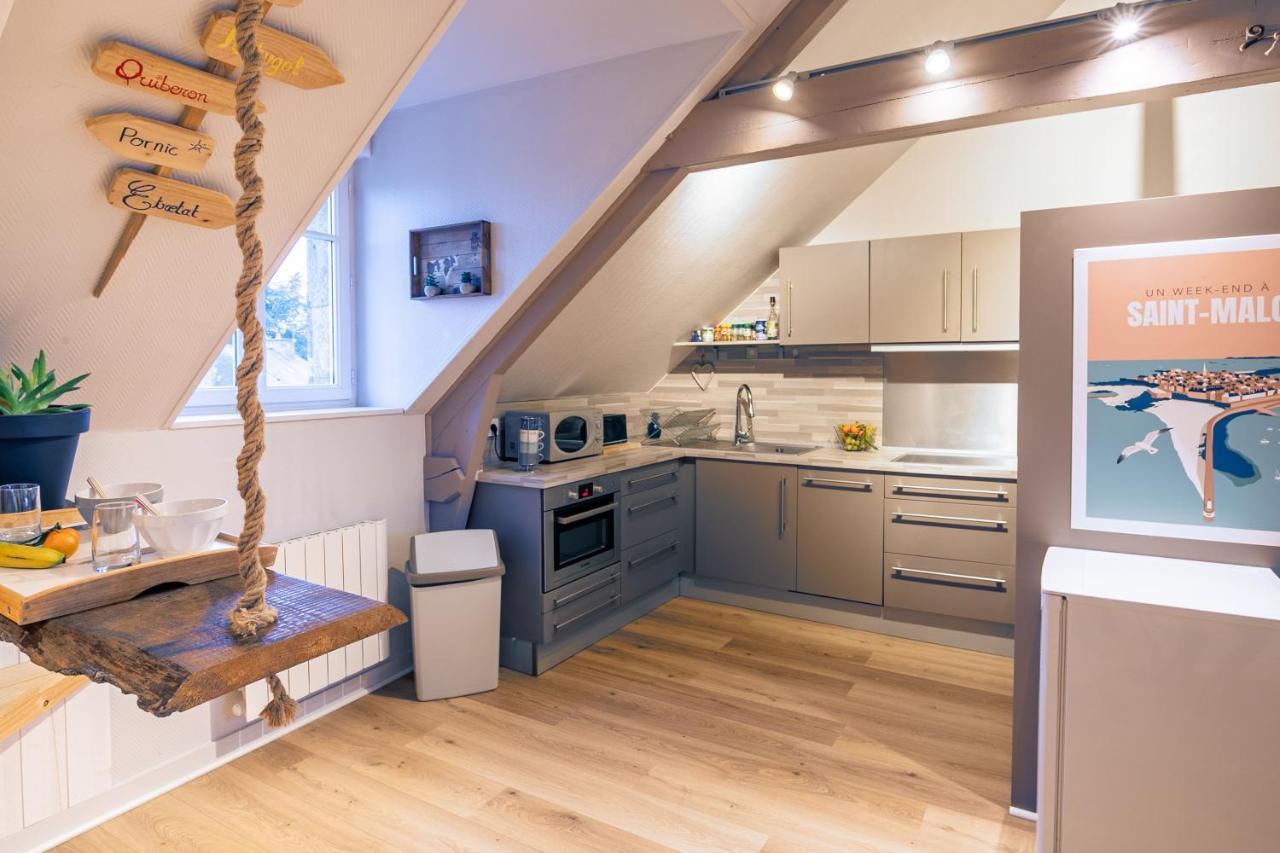 Apartmán Le Petit Melorien Saint-Méloir-des-Ondes Exteriér fotografie